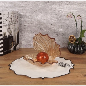 KRİSTAL CAM İNCİ KRİSTAL TOP İKİLİ SET 25X20