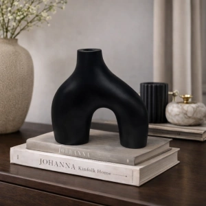 Mat Modern Arch Form Seramik Dekoratif Vazo