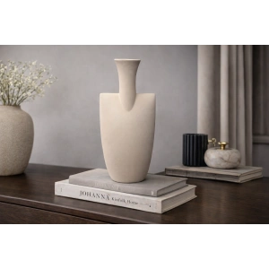 Modern Mat Seramik Siluet Vazo – Heykelsi Tasarım