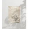 Modern Hat Sanatı Allah Kaligrafi Duvar Poster