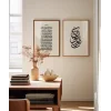 Ayet ve Kaligrafi Hat Sanatı 2li Duvar Poster Seti