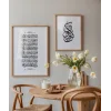 Ayet ve Kaligrafi Hat Sanatı 2li Duvar Poster Seti
