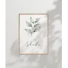 Şükür Minimal Botanik Duvar Poster