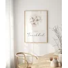Tevekkül Minimal Çiçek Temalı Duvar Poster