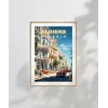 Akdeniz Cezayir Sokak Manzarası Poster