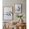 Allah – Muhammed Hat Yazılı 2li Duvar Poster Seti