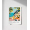 Amalfi Sahili Sanatsal Duvar Poster