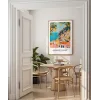 Amalfi Sahili Sanatsal Duvar Poster