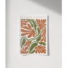 Art Nouveau Esintili Çiçekler Poster