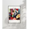 August Macke Formların Renkli Kompozisyonları Poster