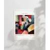 August Macke Formların Renkli Kompozisyonları Poster