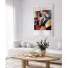 August Macke Formların Renkli Kompozisyonları Poster
