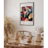 August Macke Formların Renkli Kompozisyonları Poster