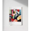 August Macke Formların Renkli Kompozisyonları Poster
