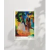 August Macke Mavi Gölde İnsanlar Poster