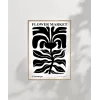 Black Copenhagen Flower Poster