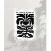 Black Copenhagen Flower Poster