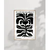 Black Copenhagen Flower Poster