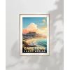 Cape Town Masanın Gölgesinde Güzellik Poster