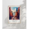 Chicago Şehir Merkezi Poster