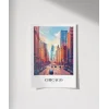 Chicago Şehir Merkezi Poster