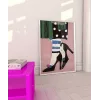 Çizgi ve Puantiye Zarafeti Poster
