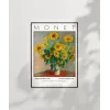 Claude Monet Ayçiçeği Buketi Poster