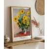 Claude Monet Ayçiçeği Buketi Poster