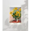 Claude Monet Ayçiçeği Buketi Poster