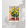 Claude Monet Ayçiçeği Buketi Poster
