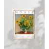 Claude Monet Ayçiçeği Buketi Poster