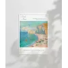 Claude Monet Etretat Kumsalı Poster