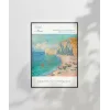 Claude Monet Etretat Kumsalı Poster