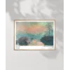Claude Monet Lavacourtta Seine Nehrinde Gün Batımı Poster