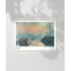 Claude Monet Lavacourtta Seine Nehrinde Gün Batımı Poster
