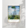 Claude Monet Şemsiyeli Kadın (2) Poster