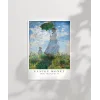 Claude Monet Şemsiyeli Kadın (2) Poster