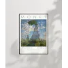 Claude Monet Şemsiyeli Kadın Poster