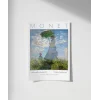 Claude Monet Şemsiyeli Kadın Poster