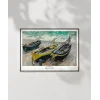 Claude Monet Üç Balıkçı Teknesi Poster