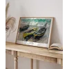 Claude Monet Üç Balıkçı Teknesi Poster