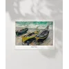 Claude Monet Üç Balıkçı Teknesi Poster