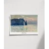 Claude Monet Uçurum, Erretat, Gün Batımı Poster