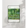 Claude Monet Zambaklar ve Japon Köprüsü Poster
