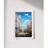 Coimbranın Renkli Sokakları Poster