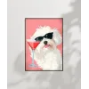 Cool Köpek ve Kokteyl Poster