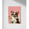 Corginin Pembe Gözlük Stili Poster