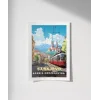 Dağların Gölgesinde Sarajevo Şehir Manzarası Poster