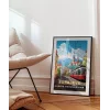 Dağların Gölgesinde Sarajevo Şehir Manzarası Poster