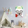 Uyku Zamanı Koala Kanvas Tablo